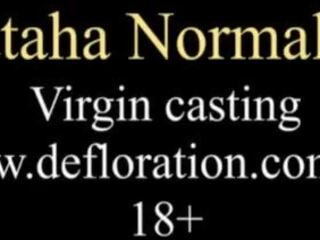 Virgin casting&period; 18 y&period;o real virgin nataha normalek from russia