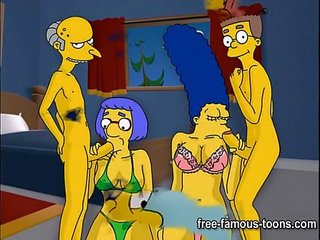 Simpsons hentai težko orgija