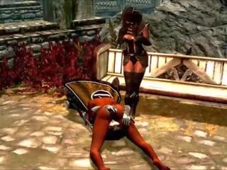 Lascia giocare skyrim modded impresa jullvia warrior di il silken pelle parte 24 amorevole lydiaxxx